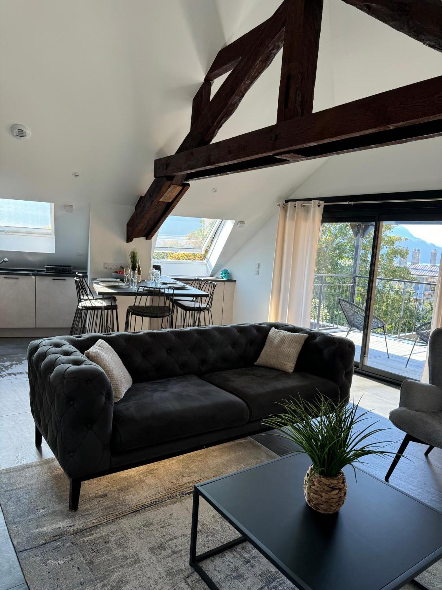 Magnifique Appartement Vue Lac - 5 Personnes Voglans 외부 사진